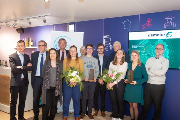 Lauréats Prix Demeter 2020 sur le stand de FranceAgriMer au SIA2020