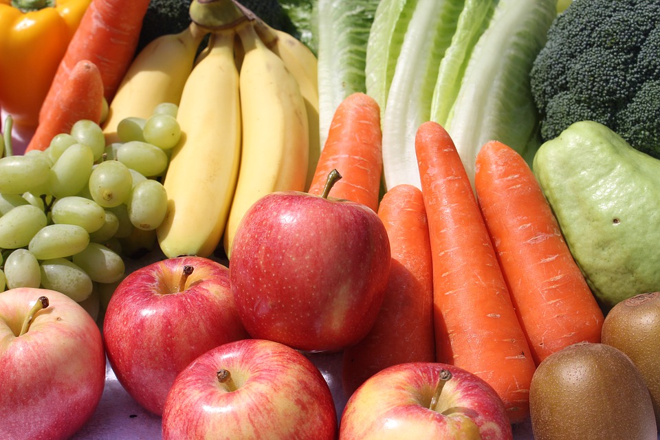 mélange de fruits et légumes